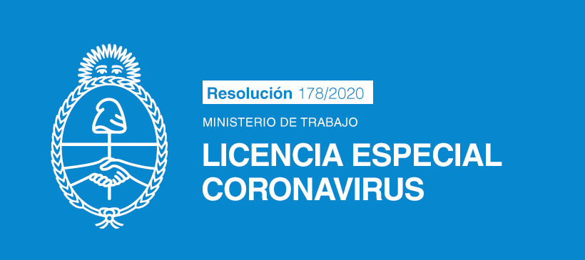 Ministerio de Trabajo: Resolución 178-2020 – Licencia especial coronavirus