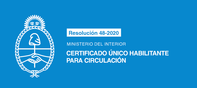 Ministerio del Interior: Certificado Único Habilitante para Circulación