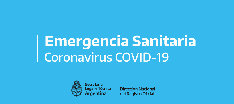 SEPARATA COVID19: Detalle de todas las normas y decretos emitidos por el tema coronavirus