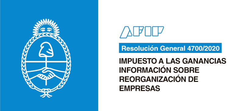 AFIP: Impuesto a las ganancias – Información sobre reorganización de empresas