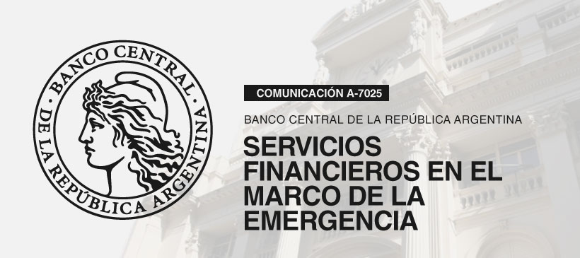 BCRA: Servicios financieros en el marco de la emergencia sanitaria