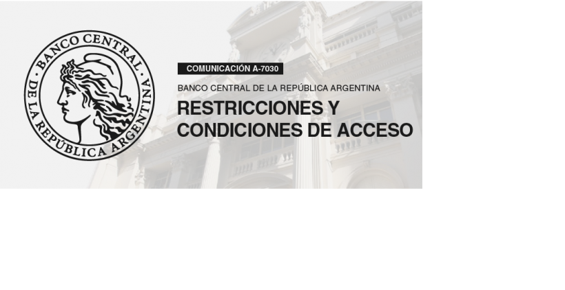 Restricciones y condiciones de acceso COMUNICACION A-3030