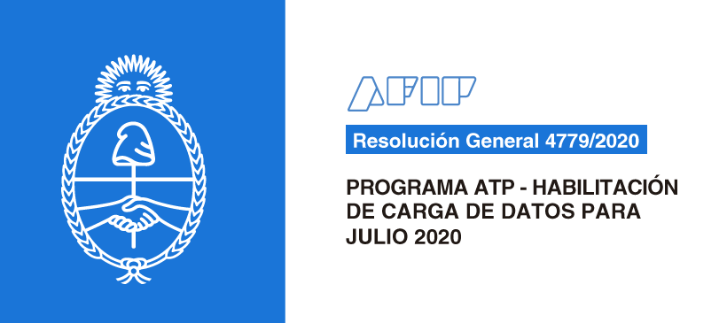 AFIP: Programa ATP – Habilitación de carga de datos para Julio 2020