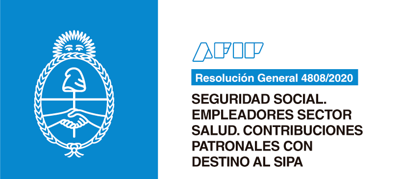 AFIP: Seguridad Social. Empleadores Sector Salud. Contribuciones Patronales con destino al SIPA