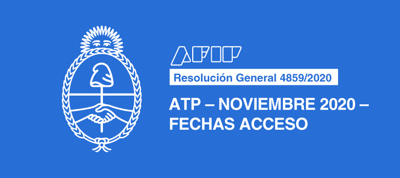AFIP: ATP – Noviembre 2020 – Fechas acceso