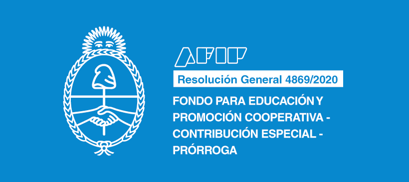 AFIP: Fondo para Educación y Promoción Cooperativa – Contribución especial – Prórroga
