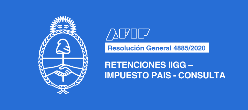 AFIP: Retenciones  IIGG – Impuesto PAIS – Consulta