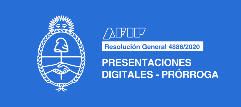AFIP: Presentaciones Digitales – Prórroga