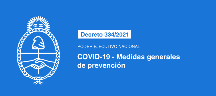 PODER EJECUTIVO NACIONAL: COVID-19 – Medidas generales de prevención