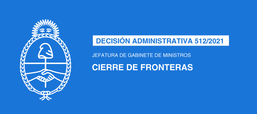 Jefatura de Gabinete de Ministros: CIERRE DE FRONTERAS