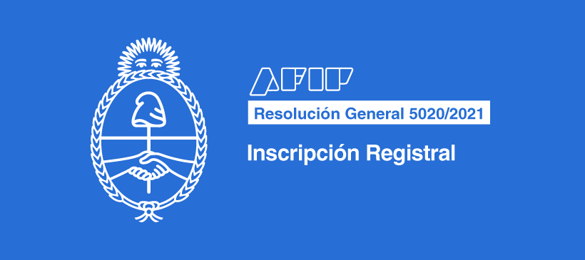 AFIP Y MINISTERIO DE FINANZAS DE LA PROVINCIA DE CÓRDOBA: Inscripción Registral