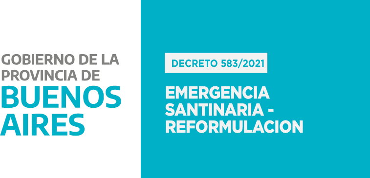 PROVINCIA DE BUENOS AIRES: Emergencia Sanitaria – Reformulación.