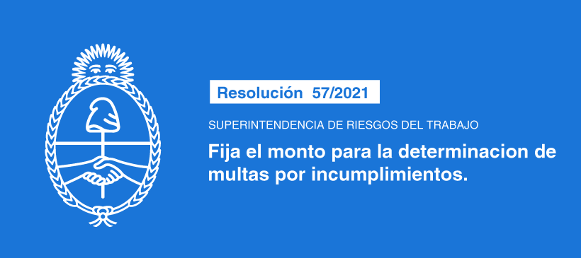 SUPERINTENDENCIA DE RIESGOS DEL TRABAJO: Fija el monto para la determinación de multas por incumplimientos.