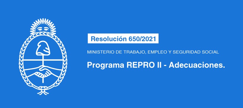 MINISTERIO DE TRABAJO, EMPLEO Y SEGURIDAD SOCIAL: Programa REPRO II – Adecuaciones