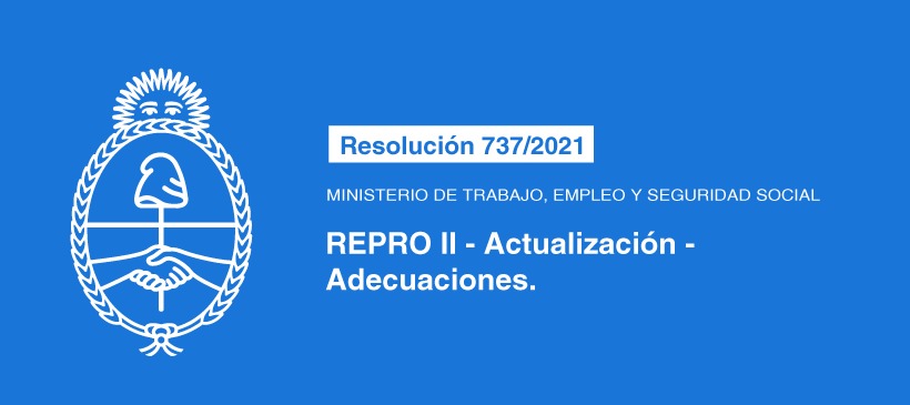 MINISTERIO DE TRABAJO, EMPLEO Y SEGURIDAD SOCIAL: Programa REPRO II – Actualización -Adecuaciones