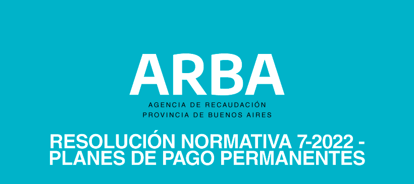 ARBA – Planes de pago permanentes
