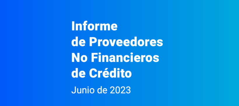 BCRA — Informe sobre proveedores no financieros de crédito -Junio 2023
